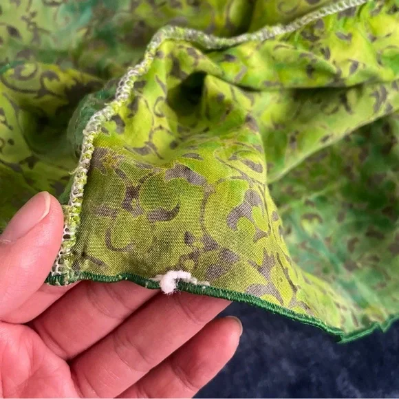 Green boho fairy princess dress - Picture 13 of 14